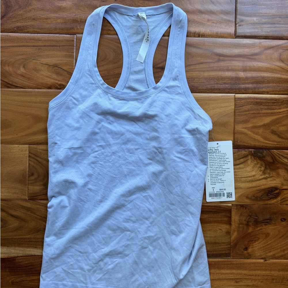 NWT Lulu swiftly tech Racerback Tank Top